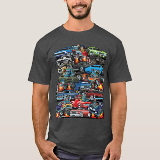 Car Madness Muscle Cars Classic Cars and Hotrods C T-Shirt