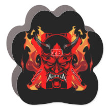 Car Magnet Evil Samurai 