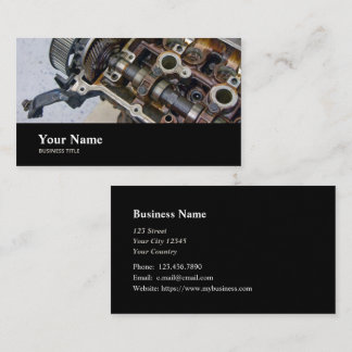 Car Mechanic Automobile Repairman Maintenance Tech Business Card
