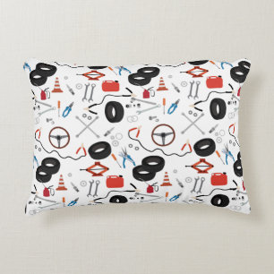 Car Mechanic Automotive Tools Accent Pillow