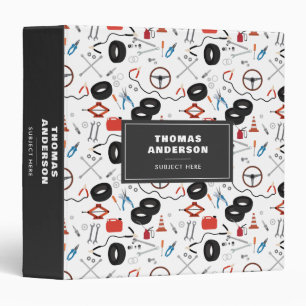 Car Mechanic Automotive Tools Binder