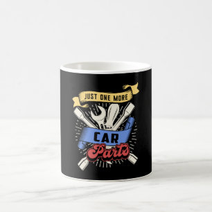 Car Mechanic Car Engine Mechanics Retro Funny Gift Coffee Mug