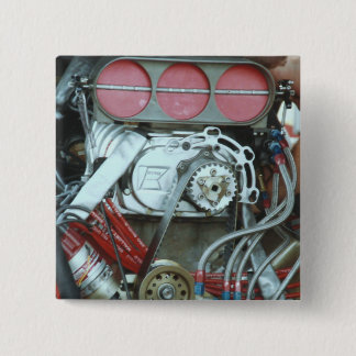 Car Motor From The Cajun National's 2 Inch Square Button