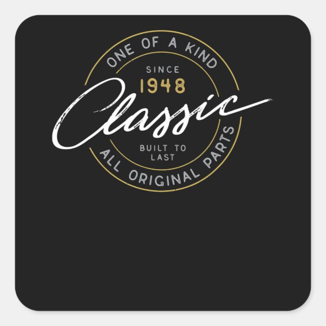 Car Motorcycle Gift Square Sticker (Front)