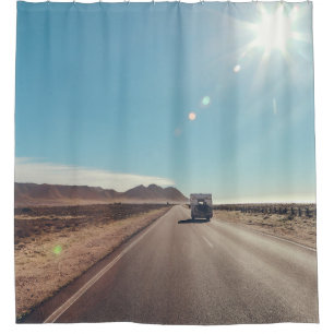 Car on black asphalt road