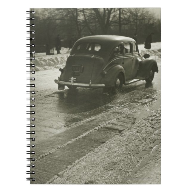 Car on the Road Notebook (Front)