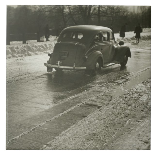 Car on the Road Tile (Front)