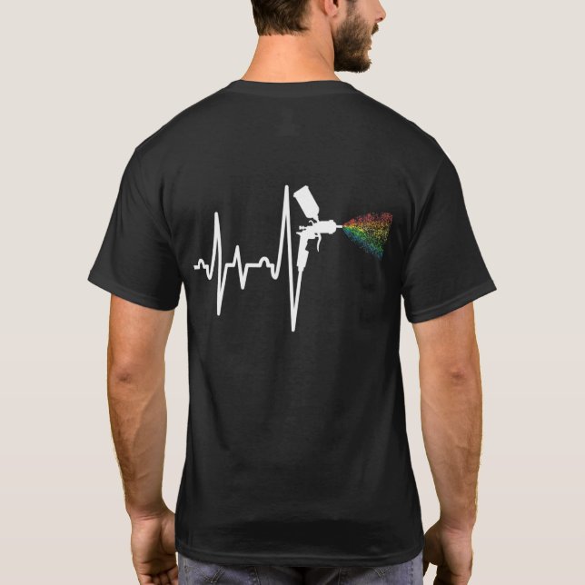 Car Painters Paint Automotive Work T-Shirt (Back)