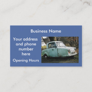 Car Personalized Business Card