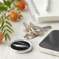 Car:Premium Round Key Chain