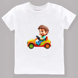 Car Print kids Baby T-Shirt