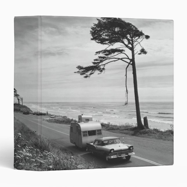 Car Pulling Trailer Binder (Front/Spine)