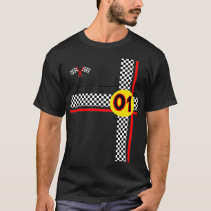 Car Race Pilot Halloween Costume  Funny Quick Race T-Shirt