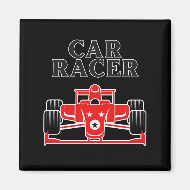 Car Racer Magnet (Front)