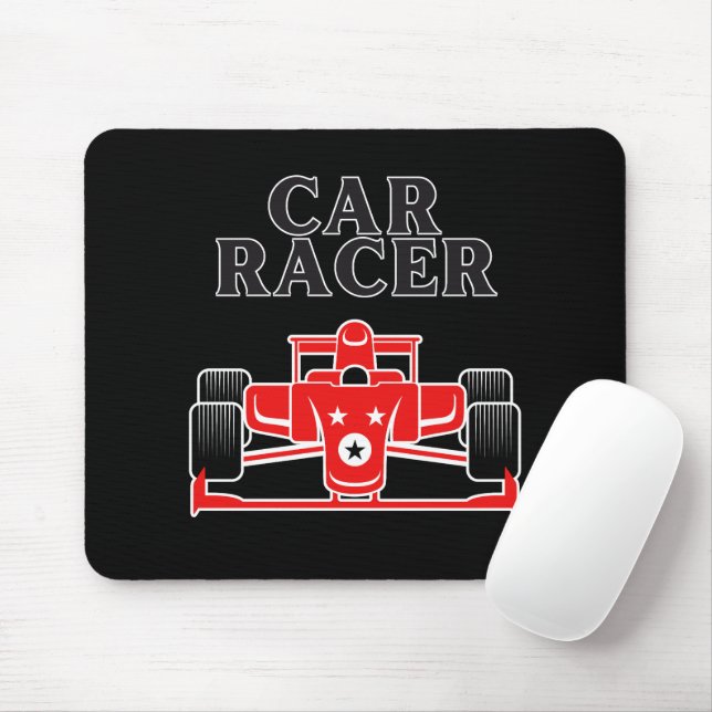 Car Racer Mouse Pad (With Mouse)