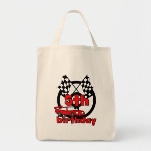 Car Racing 5th Birthday Tshirts and Gifts Tote Bag