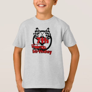 Car Racing 7th Birthday T-Shirt