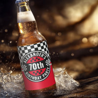Car Racing Chequered Flag Birthday Party