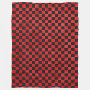 Car Racing / Chess Pattern + your backgr. & ideas Fleece Blanket