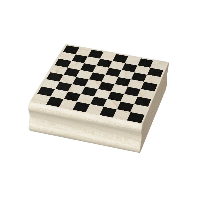 Car Racing / Chess Pattern + your backgr. & ideas Rubber Stamp (Stamp)