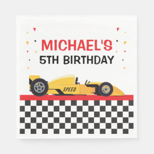 Car Racing Party Napkin