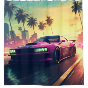 Car racing vehicle city sky