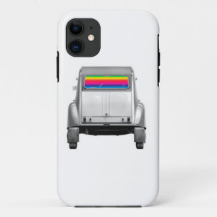 Car + rainbow iPhone 11 case
