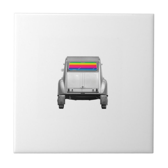 Car + rainbow tile (Front)