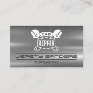 Car Repair Mechanic Logo   Auto Services Business Card