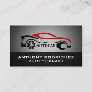 Car Repair Mechanic Tech Business Card