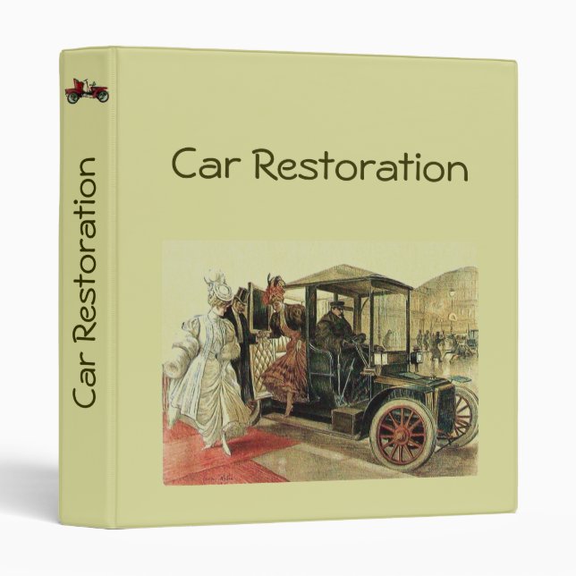 CAR RESTORATION 2 fv Binder (Front/Spine)