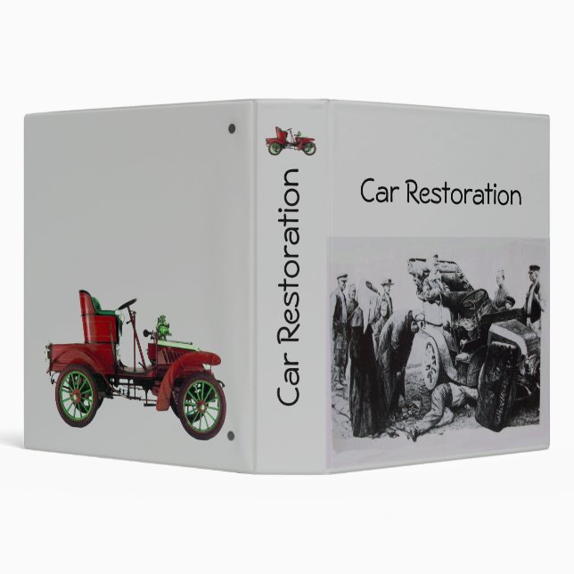 CAR RESTORATION BINDER (Background)