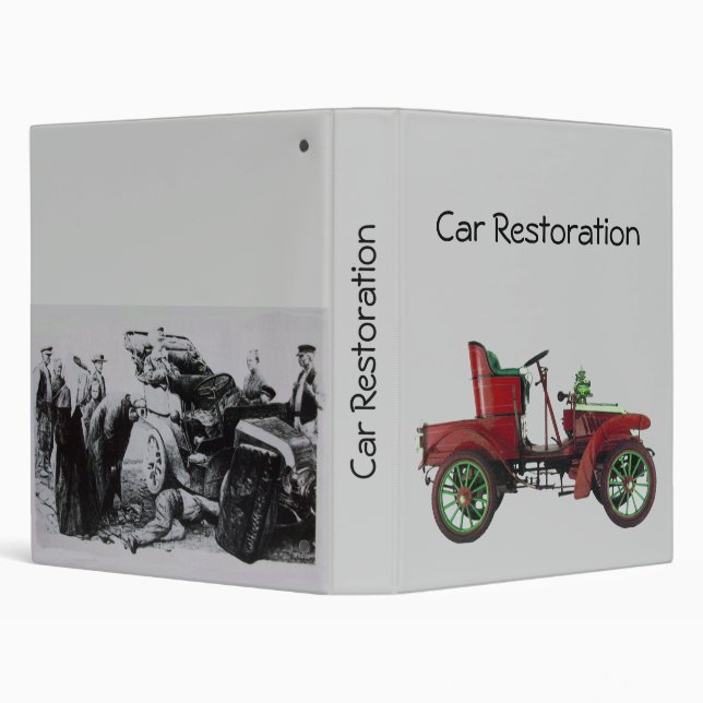 CAR RESTORATION BINDER (Background)