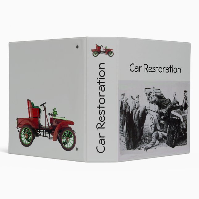 CAR RESTORATION BINDER (Background)