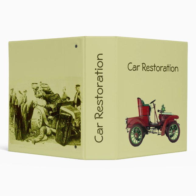 CAR RESTORATION BINDER (Background)