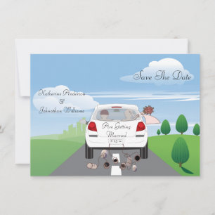 Car Save the Date Announcement
