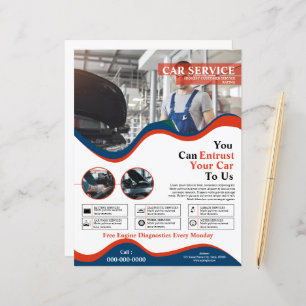 Car Service Flyer Template