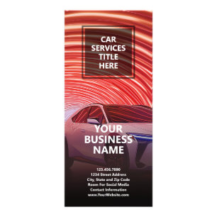 Car Services - Detailing, Audio and Other Services Rack Card