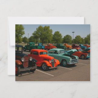 Car Show Postcard