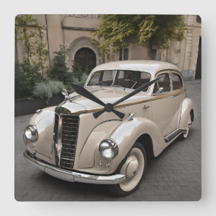 CAR SQUARE WALL CLOCK