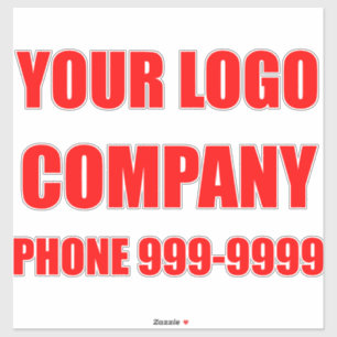 Car sticker template. Customize your sticker