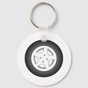 Car Tire Keychain