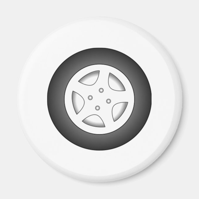 Car Tire Magnet (Front)