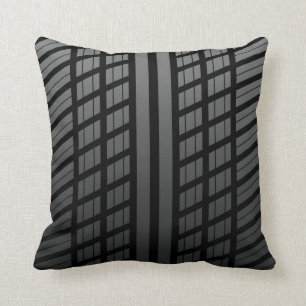 Car Tire Tread Throw Pillow