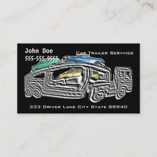 Car Trailer Services Business Card