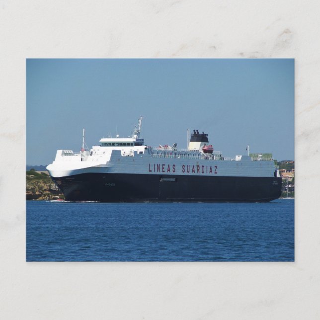 Car Transporter Galicia Postcard (Front)