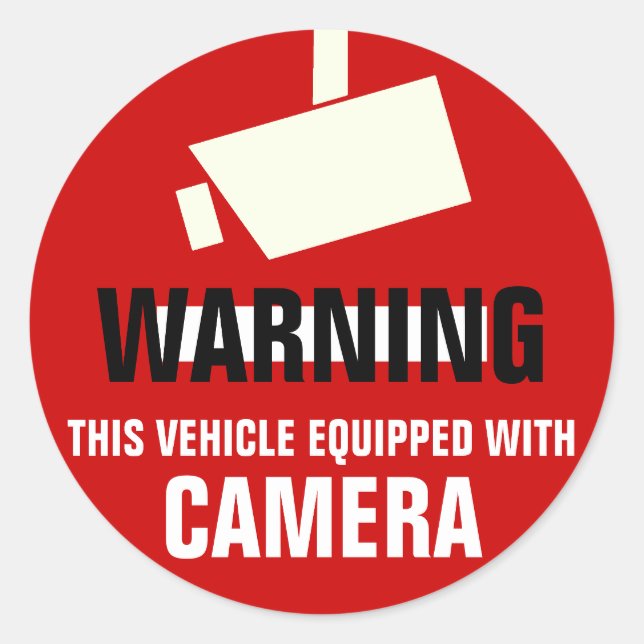 Car / Truck / Vehicle Camera Stickers (Front)