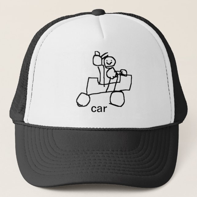 car trucker hat (Front)