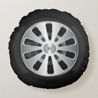 Car tyre round pillow