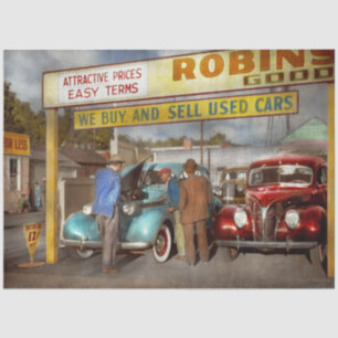 Car - Used - The sales pitch 1939 Tissue Paper